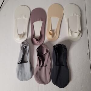 7 Pairs No-Show Socks with Non-Slip Grips - Comfort & Style